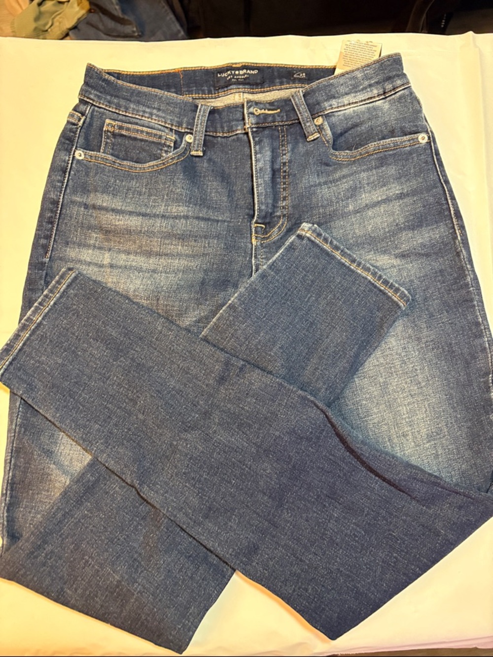 Lucky Brand Women's Faded Blue Skinny Jeans